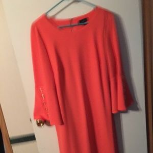 Coral dress